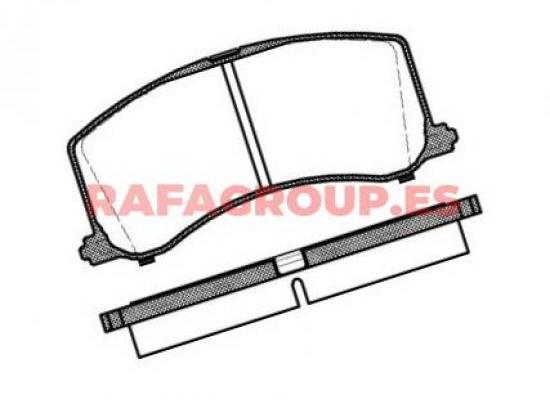 RG6567 - Pastillas de freno